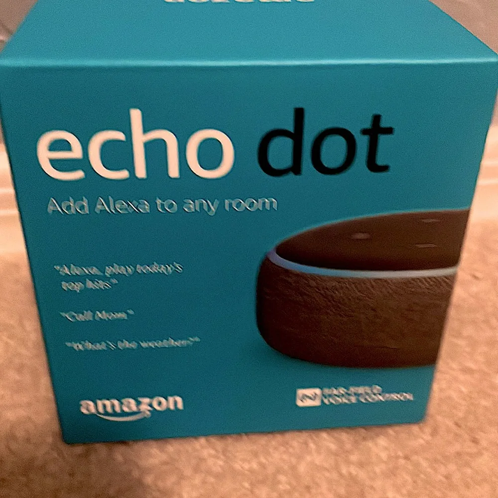 Amazon echo dot!
